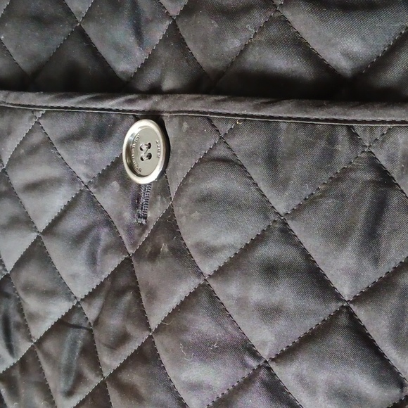 Burberry Brit Black Quilted Jacket Size S - Picture 11 of 12